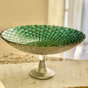 Tray Crystal Glass Fruit Plate Clear Glass Snack Serving Tray Dried Fruit